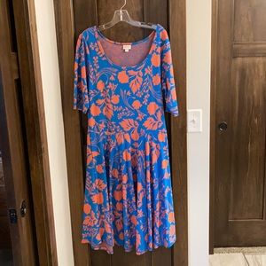 LuLaRoe Nicole Dress 3XL
